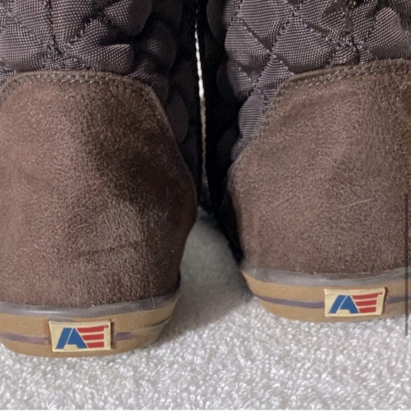 American Eagle Outfitters Brown Quilted Ankle Boots 9 - Picture 8 of 13